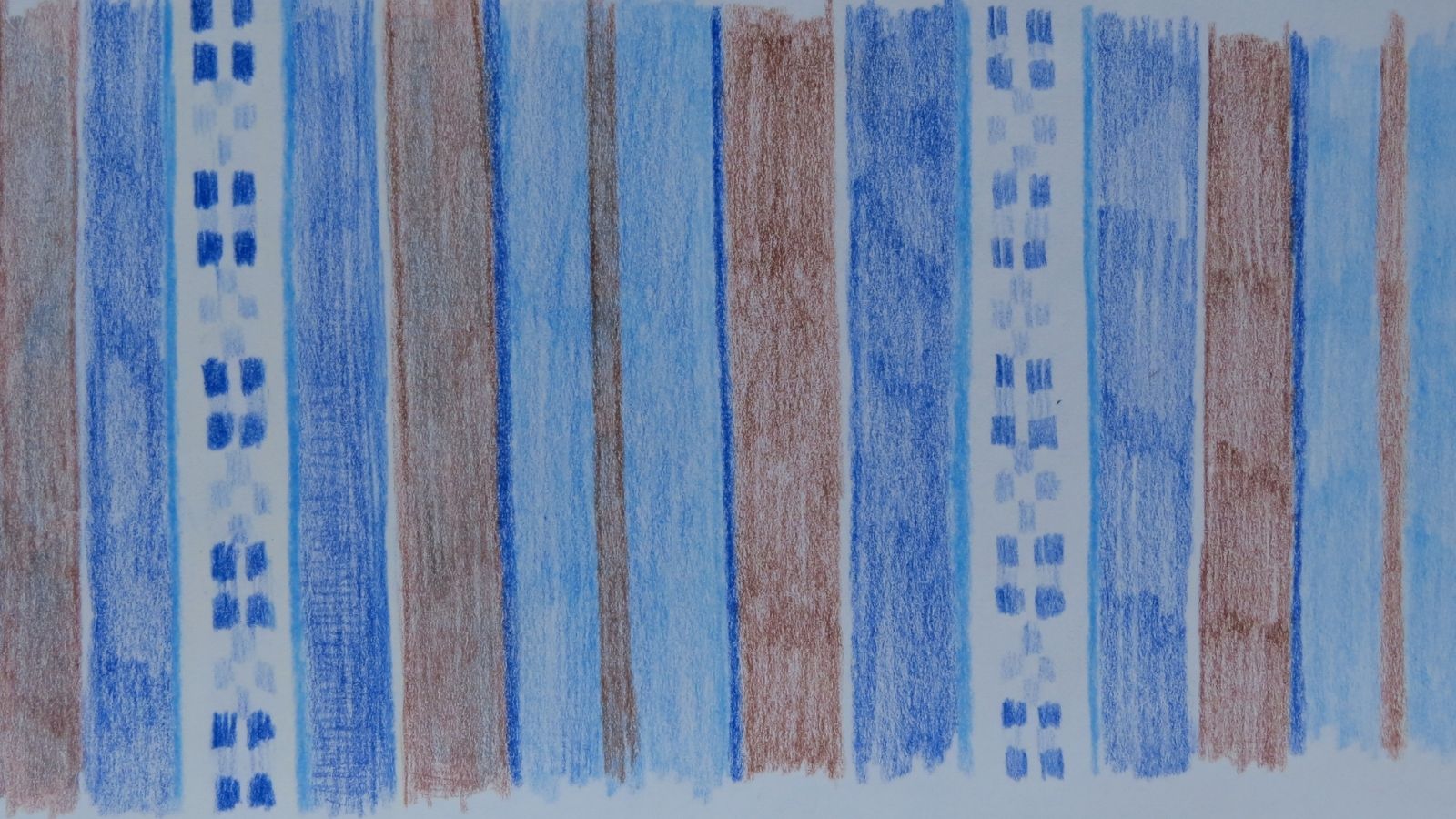 Entwurfsarbeit für einen handgewebten Möbelbezugstoff von Wiedengold – erste Skizzen aus der Atelierpraxis..